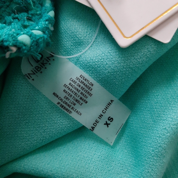 COPY - TiniBikini Cut Out Jade Swimsuit NWT Size … - Picture 8 of 11